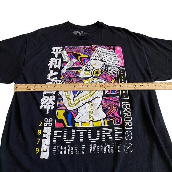 Tree Hugger Cyberwave 2079 Future Robotic Hummingbird Tee Sz XL - Picture 6 of 9